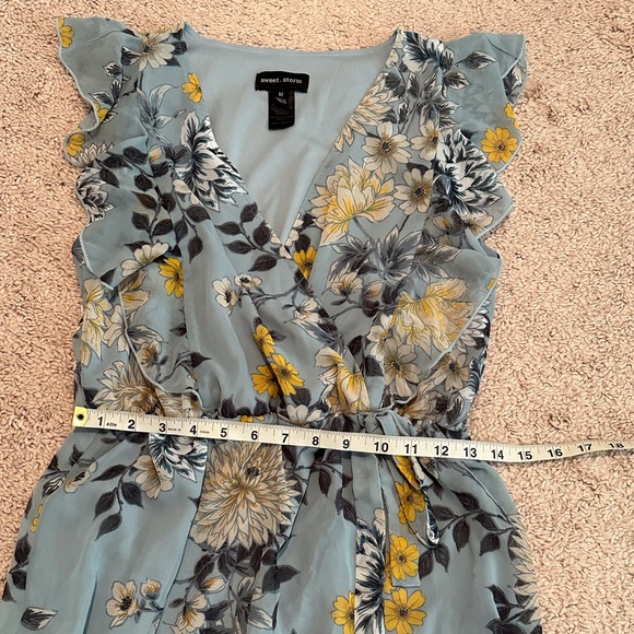 Sweet.Storm Floral SS Dress Size Medium - Picture 12 of 12